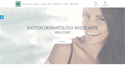 Desktop Screenshot of eastondermatology.com