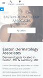 Mobile Screenshot of eastondermatology.com